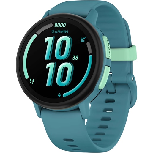 Smartwatch GARMIN Bounce 2, 41mm, Wi-Fi, LTE, GPS, Android/iOS, silicon, Turquoise Smartwatch GARMIN Bounce 2, 41mm, Wi-Fi, LTE, GPS, Android/iOS, silicon, Turquoise