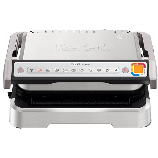 Gratar electric TEFAL OptiGrill 4in1 GC774D30, 2100W, 9 programe automate, argintiu-negru Gratar electric TEFAL OptiGrill 4in1 GC774D30, 2100W, 9 programe automate, argintiu-negru