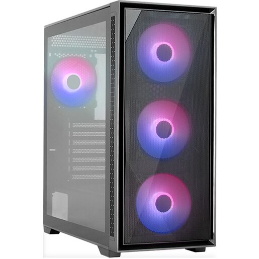 Carcasa AEROCOOL Geoflow V2, USB 3.0, Fara sursa, Iluminare ARGB, negru Carcasa AEROCOOL Geoflow V2, USB 3.0, Fara sursa, Iluminare ARGB, negru