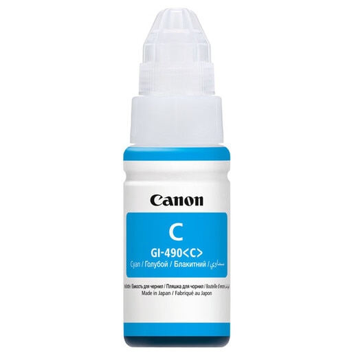 Cerneala originala CANON GI-490, cyan Cerneala originala CANON GI-490, cyan
