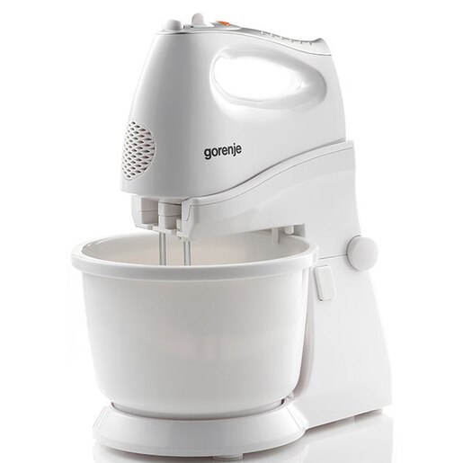 Mixer cu bol GORENJE M450WS, 2l, 450W, 5 trepte viteza, alb Mixer cu bol GORENJE M450WS, 2l, 450W, 5 trepte viteza, alb