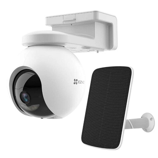 Camera IP Wireless EZVIZ HB8, 4K, IR 15 metri, Motion Detection, panou solar Type-C, baterie 10400mAh, alb Camera IP Wireless EZVIZ HB8, 4K, IR 15 metri, Motion Detection, panou solar Type-C, baterie 10400mAh, alb