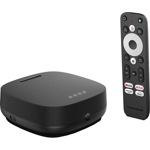 Mediaplayer THOMSON Streaming Box Plus 270, 4K, Wi-Fi, Bluetooth, HDMI, HDR10, negru Mediaplayer THOMSON Streaming Box Plus 270, 4K, Wi-Fi, Bluetooth, HDMI, HDR10, negru