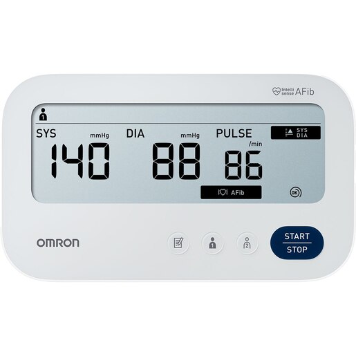 Tensiometru digital de brat OMRON M3 Confort AFIB, 2 utilizatori x 100 memorii, alb Tensiometru digital de brat OMRON M3 Confort AFIB, 2 utilizatori x 100 memorii, alb