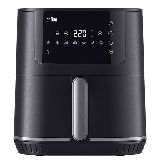Friteuza cu aer cald BRAUN MultiFry 5 HF5030, 6l, 1.4kg, 1700W, negru-argintiu Friteuza cu aer cald BRAUN MultiFry 5 HF5030, 6l, 1.4kg, 1700W, negru-argintiu