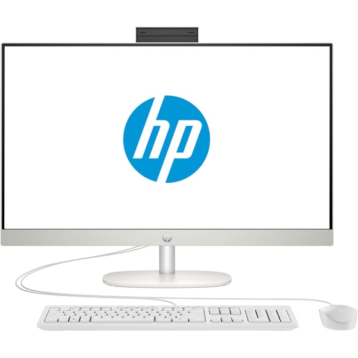 Sistem PC All in One HP 27-cr0011nq, Intel Core i5-1335U pana la 4.6GHz, 27" Full HD Touch, 16GB, SSD 512GB, Intel Iris Xe Graphics, Free DOS, alb Sistem PC All in One HP 27-cr0011nq, Intel Core i5-1335U pana la 4.6GHz, 27" Full HD Touch, 16GB, SSD 512GB, Intel Iris Xe Graphics, Free DOS, alb