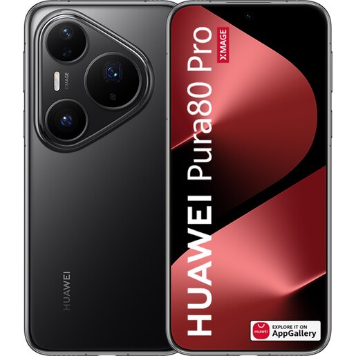 Telefon HUAWEI Pura 80 Pro, 512GB, 12GB RAM, Dual-SIM, Glazed Black Telefon HUAWEI Pura 80 Pro, 512GB, 12GB RAM, Dual-SIM, Glazed Black