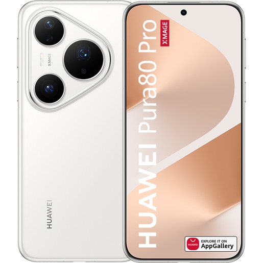 Telefon HUAWEI Pura 80 Pro, 512GB, 12GB RAM, Dual-SIM, Glazed White Telefon HUAWEI Pura 80 Pro, 512GB, 12GB RAM, Dual-SIM, Glazed White