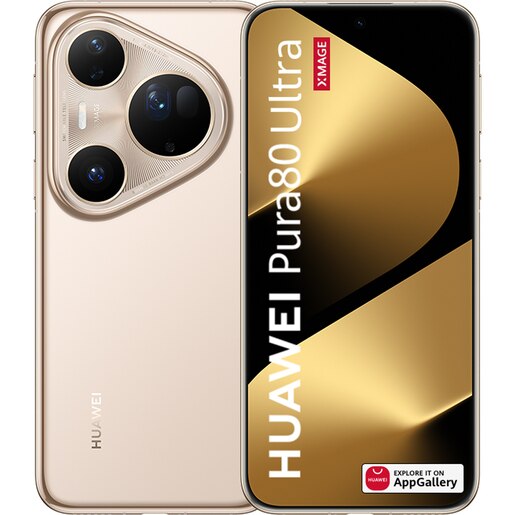 Telefon HUAWEI Pura 80 Ultra, 512GB, 16GB RAM, Dual-SIM, Prestige Gold Telefon HUAWEI Pura 80 Ultra, 512GB, 16GB RAM, Dual-SIM, Prestige Gold