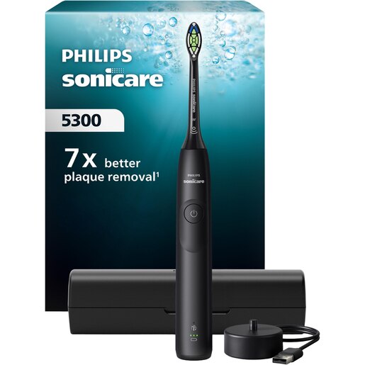 Periuta de dinti electrica PHILIPS Sonicare 5300 HX7101/02, 62000 miscari/min, 1 program, 1 capat, negru Periuta de dinti electrica PHILIPS Sonicare 5300 HX7101/02, 62000 miscari/min, 1 program, 1 capat, negru