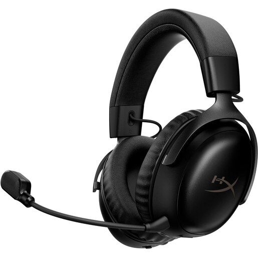 Casti Gaming Wireless HyperX Cloud III S, DTS Headphone:X Spatial Audio, multiplatforma, negru Casti Gaming Wireless HyperX Cloud III S, DTS Headphone:X Spatial Audio, multiplatforma, negru