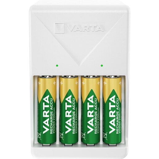 Incarcator acumulatori VARTA 57657, 4 acumulatori AA/AAA, 2100mAh Incarcator acumulatori VARTA 57657, 4 acumulatori AA/AAA, 2100mAh