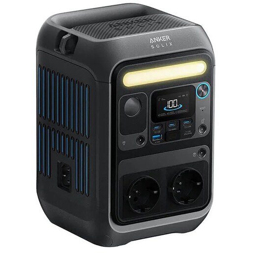 Statie de incarcare portabila ANKER Solix C300X AC, 300W, 288Wh, AC, USB-A, USB-C, MC4, XT60, negru Statie de incarcare portabila ANKER Solix C300X AC, 300W, 288Wh, AC, USB-A, USB-C, MC4, XT60, negru