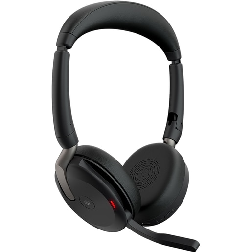 Casti Wireless teleconferinta JABRA Evolve2 65 Flex, Link 380/390A, Stereo, Noise Cancelling, Bluetooth, USB-C, negru Casti Wireless teleconferinta JABRA Evolve2 65 Flex, Link 380/390A, Stereo, Noise Cancelling, Bluetooth, USB-C, negru