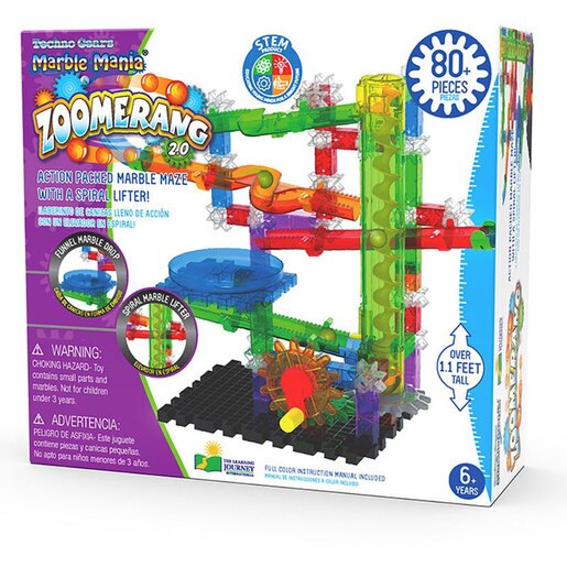 Joc de constructie THE LEARNING JOURNEY Techno Gears - Zoomerang TLJ165003, 6 ani+, 80 piese Joc de constructie THE LEARNING JOURNEY Techno Gears - Zoomerang TLJ165003, 6 ani+, 80 piese
