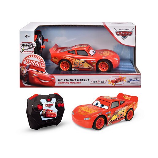Masinuta cu telecomanda DICKIE Fulger McQueen 333070099, 4 ani+, rosu-negru Masinuta cu telecomanda DICKIE Fulger McQueen 333070099, 4 ani+, rosu-negru