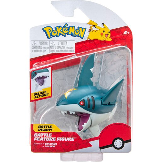 Figurina POKEMON Sharpedo 95127, 4 ani+, albastru-alb Figurina POKEMON Sharpedo 95127, 4 ani+, albastru-alb