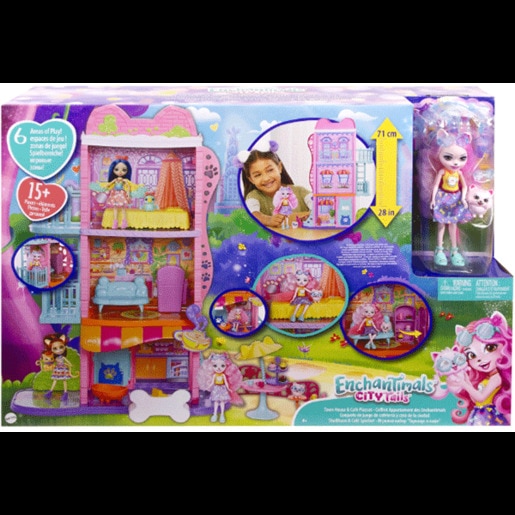 Set papusa ENCHANTIMALS Cafeneaua din jungla MTHHC18O, 4 ani+, multicolor Set papusa ENCHANTIMALS Cafeneaua din jungla MTHHC18O, 4 ani+, multicolor