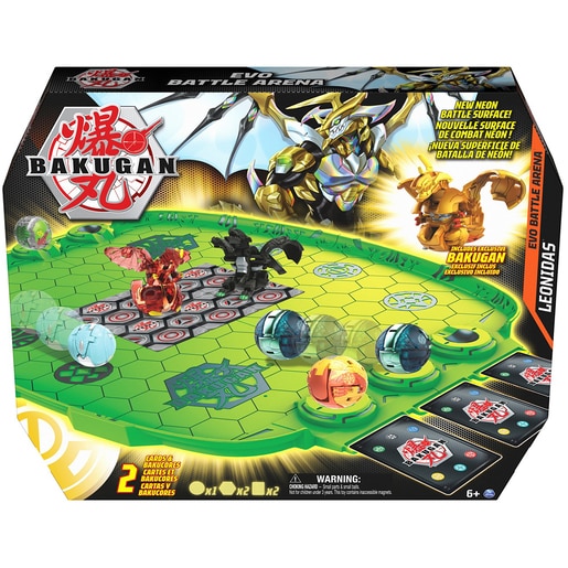 Set figurine BAKUGAN S4 Arena martiala 062734, 6 ani+, verde Set figurine BAKUGAN S4 Arena martiala 062734, 6 ani+, verde