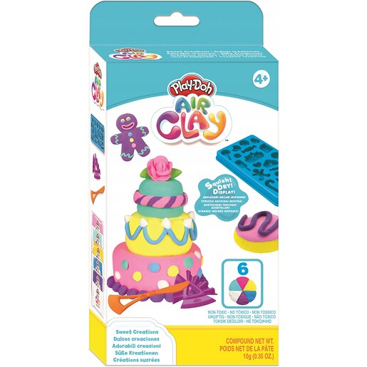 Set plastilina AIR CLAY Cofetarie 1100029415, 4 ani+, multicolor Set plastilina AIR CLAY Cofetarie 1100029415, 4 ani+, multicolor