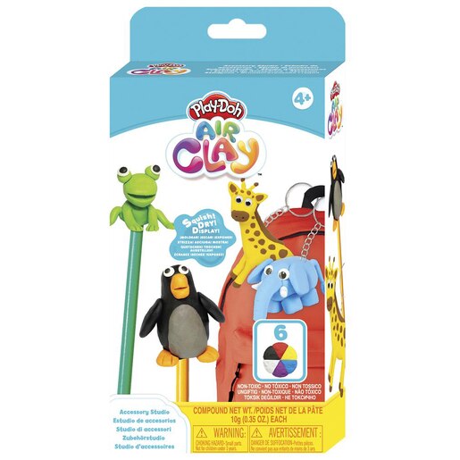 Set plastilina AIR CLAY Atelier cu accesorii 1100029416, 4 ani+, multicolor Set plastilina AIR CLAY Atelier cu accesorii 1100029416, 4 ani+, multicolor