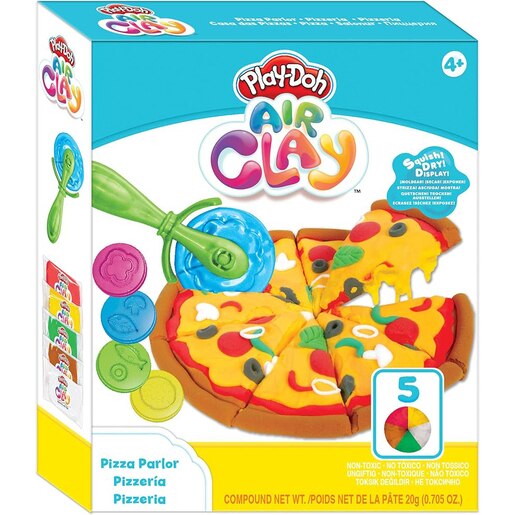 Set plastilina AIR CLAY Pizzerie 1100029418, 4 ani+, multicolor Set plastilina AIR CLAY Pizzerie 1100029418, 4 ani+, multicolor