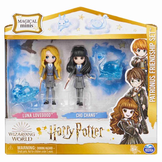 Set 2 figurine SPINMASTER Harry Potter - Magical Minis Luna Lovegood si Cho Chang 6063831, 5 ani+, gri-alb Set 2 figurine SPINMASTER Harry Potter - Magical Minis Luna Lovegood si Cho Chang 6063831, 5 ani+, gri-alb