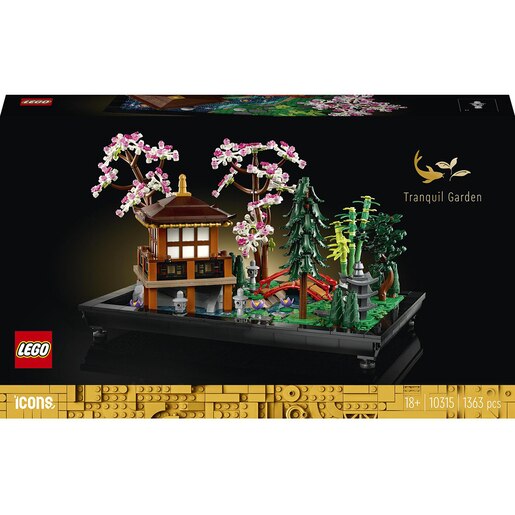 LEGO Icons: Gradina serena 10315, 18 ani+, 1363 piese LEGO Icons: Gradina serena 10315, 18 ani+, 1363 piese