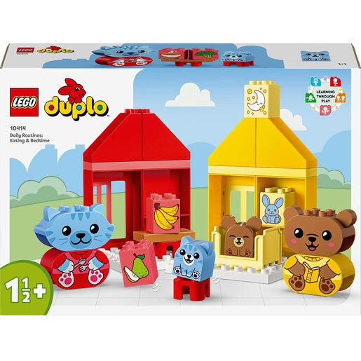LEGO DUPLO: Rutine zilnice - Mesele si somnul 10414, 18 luni+, 28 piese LEGO DUPLO: Rutine zilnice - Mesele si somnul 10414, 18 luni+, 28 piese
