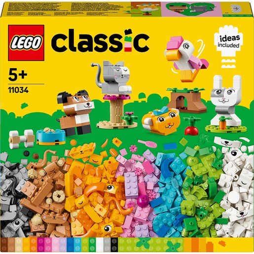 LEGO Classic: Animalute creative 11034, 5 ani+, 450 piese LEGO Classic: Animalute creative 11034, 5 ani+, 450 piese