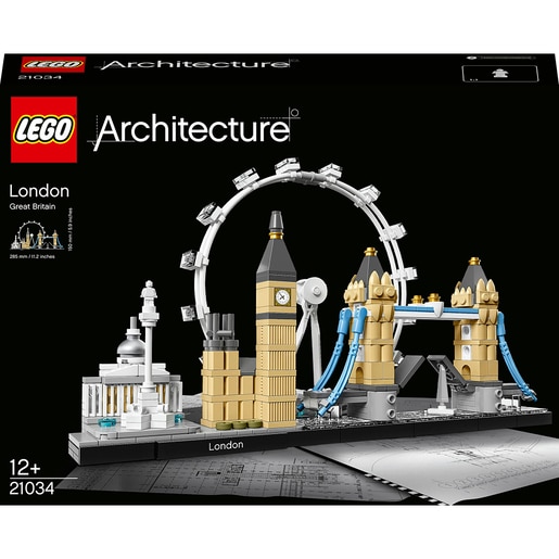LEGO Architecture: Londra 21034, 12 ani+, 468 piese LEGO Architecture: Londra 21034, 12 ani+, 468 piese