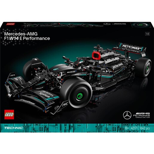 LEGO Technic: Formula 1 - Mercedes-AMG F1 W14 E Performance 42171, 18 ani+, 1642 piese LEGO Technic: Formula 1 - Mercedes-AMG F1 W14 E Performance 42171, 18 ani+, 1642 piese