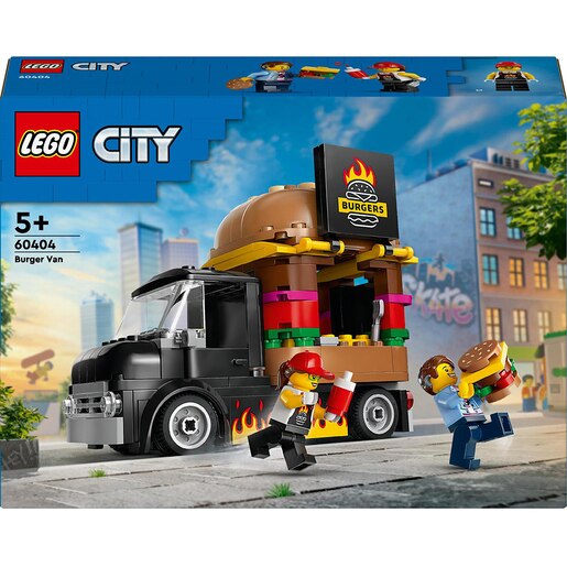 LEGO City: Toneta de burgeri 60404, 5 ani+, 194 piese LEGO City: Toneta de burgeri 60404, 5 ani+, 194 piese