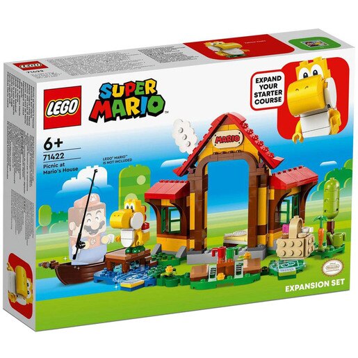 LEGO Super Mario: Picnic la casa lui Mario - Set de extindere 71422, 6 ani+, 259 piese LEGO Super Mario: Picnic la casa lui Mario - Set de extindere 71422, 6 ani+, 259 piese
