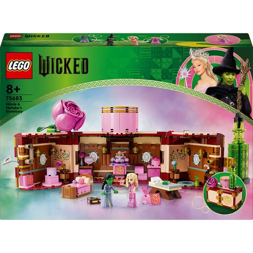 LEGO Wicked: Camera de camin a Glindei si a Elphabei 75683, 8 ani+, 740 piese LEGO Wicked: Camera de camin a Glindei si a Elphabei 75683, 8 ani+, 740 piese