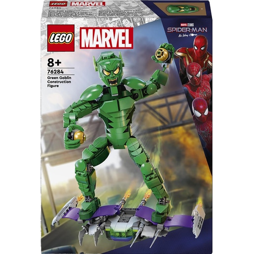 LEGO Marvel: Figurina de constructie Green Goblin 76284, 8 ani+, 471 piese LEGO Marvel: Figurina de constructie Green Goblin 76284, 8 ani+, 471 piese