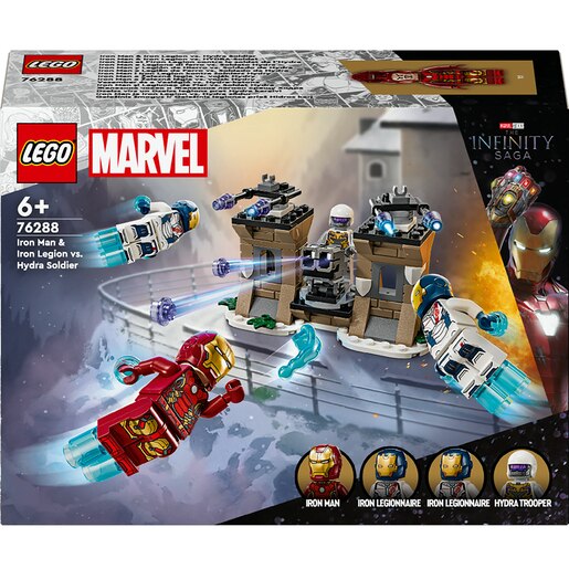 LEGO Marvel: Iron Man si Legiunea de Fier vs. Soldat Hydra 76288, 6 ani+, 135 piese LEGO Marvel: Iron Man si Legiunea de Fier vs. Soldat Hydra 76288, 6 ani+, 135 piese