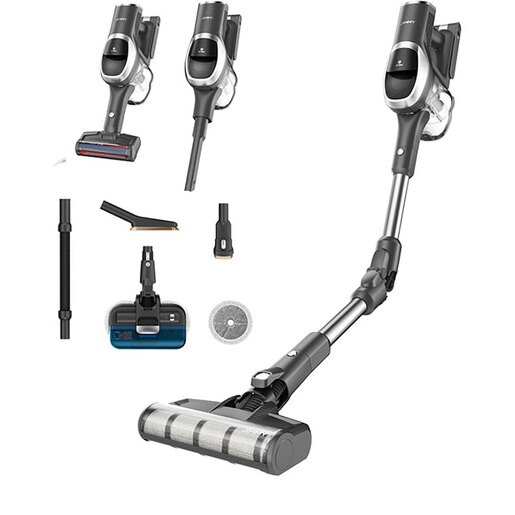 Aspirator vertical JIMMY Aqua JV9PRO, 0.6l, autonomie max 65 min, iluminare LED, gri antarcit Aspirator vertical JIMMY Aqua JV9PRO, 0.6l, autonomie max 65 min, iluminare LED, gri antarcit