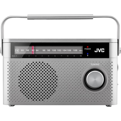 Radio portabil JVC RA-E315G, Bluetooth, analog, gri Radio portabil JVC RA-E315G, Bluetooth, analog, gri