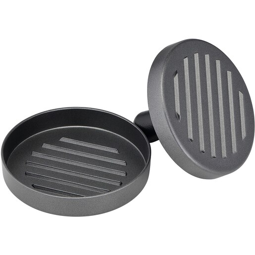 Presa burger TEFAL K1851134, 12 cm, aluminiu, gri-negru Presa burger TEFAL K1851134, 12 cm, aluminiu, gri-negru