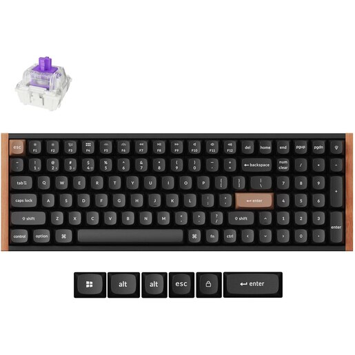 Tastatura Gaming Wireless magnetica KEYCHRON K4 HE Special Edition, Bluetooth, USB, Layout USB, negru Tastatura Gaming Wireless magnetica KEYCHRON K4 HE Special Edition, Bluetooth, USB, Layout USB, negru