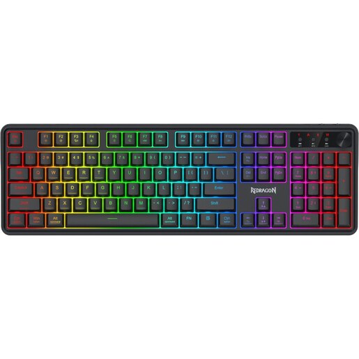Tastatura Gaming Wireless REDRAGON Vulcano, Bluetooth, USB, Layout US, negru Tastatura Gaming Wireless REDRAGON Vulcano, Bluetooth, USB, Layout US, negru