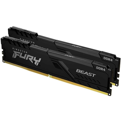Memorie desktop KINGSTON Fury Beast, 64GB DDR4, 3200MHz, CL16, KF432C16BBK2/64 Memorie desktop KINGSTON Fury Beast, 64GB DDR4, 3200MHz, CL16, KF432C16BBK2/64
