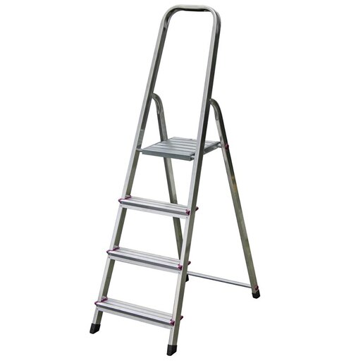 Scara cu platforma KRAUSE Corda, 4 trepte, 3.5 m, aluminiu Scara cu platforma KRAUSE Corda, 4 trepte, 3.5 m, aluminiu