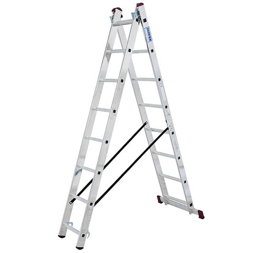 Scara pliabila KRAUSE Corda, 16 trepte, 5.5 m, aluminiu Scara pliabila KRAUSE Corda, 16 trepte, 5.5 m, aluminiu