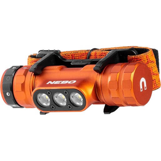 Lanterna frontala NEBO Master Series HL1001, 1000 lumeni, acumulator, portocaliu Lanterna frontala NEBO Master Series HL1001, 1000 lumeni, acumulator, portocaliu