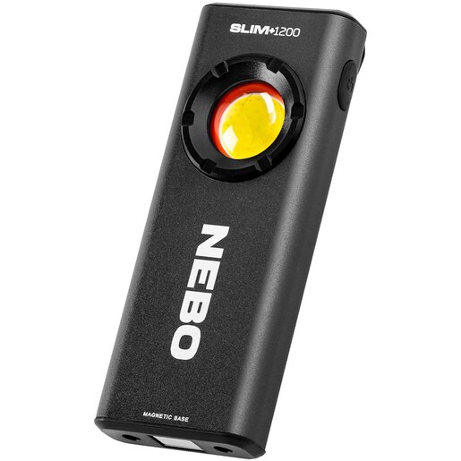 Lanterna NEBO Slim+ 1201, 1200 lumeni, acumulator, negru Lanterna NEBO Slim+ 1201, 1200 lumeni, acumulator, negru