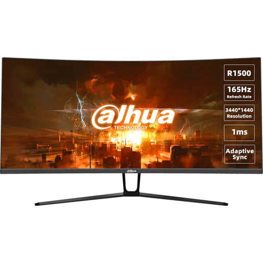 Monitor Gaming curbat LED VA DAHUA DHI-LM34-E330C, 34", UWQHD, 180Hz, negru Monitor Gaming curbat LED VA DAHUA DHI-LM34-E330C, 34", UWQHD, 180Hz, negru