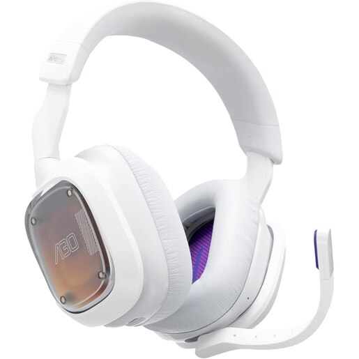 Casti Gaming Wireless LOGITECH Astro A30 Lightspeed PlayStation, multiplatforma, alb-violet Casti Gaming Wireless LOGITECH Astro A30 Lightspeed PlayStation, multiplatforma, alb-violet