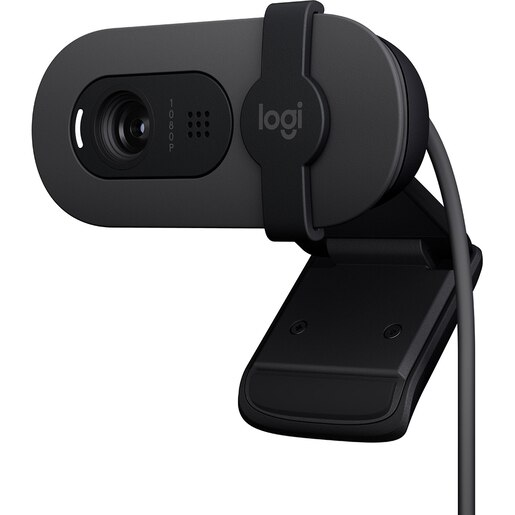 Camera Web LOGITECH Brio 100, Full HD 1080p, negru Camera Web LOGITECH Brio 100, Full HD 1080p, negru